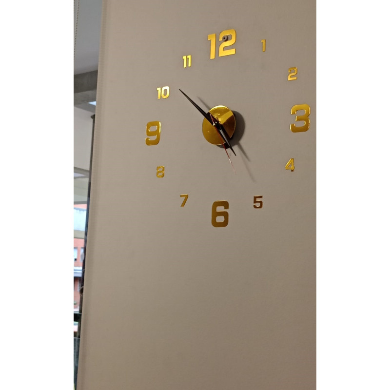 Reloj Pared Autoadhesivo